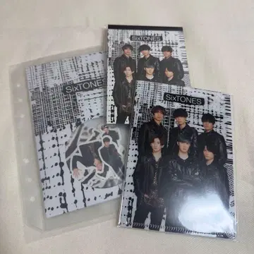 [ SixTONES ] 2021 플렉 스티커 미니 클리어 파일 메모장