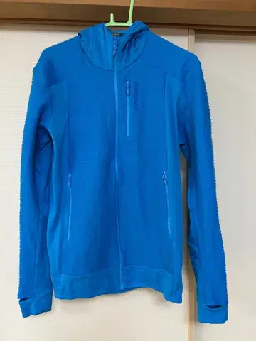 [ 중고 ] NORRONA 후드 부착 후드티 M 파랑