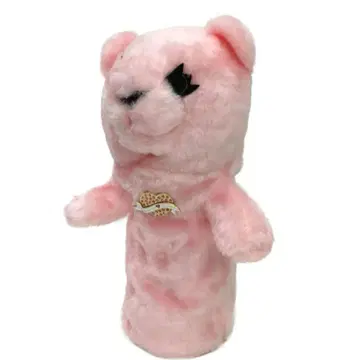 아이미 골프 드라이버용 골프헤드커버 핑크 곰 사만다 타바사