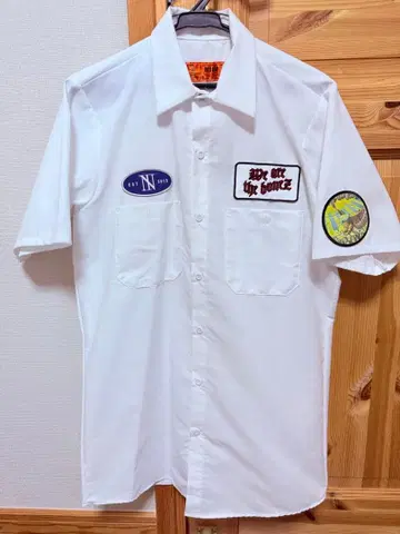 RED KAP 화이트 워크 셔츠 The BONEZ JESSE