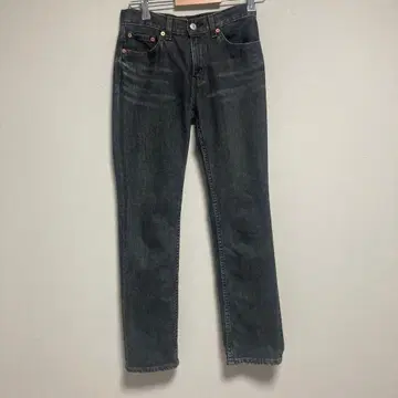 Levi Strauss & Co. W503 다크 그레이 스트레이트 데님