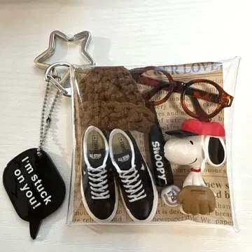 가챠 파우치 CONVERSE Allstar PEANUTS