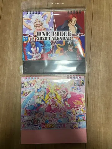 ONE PIECE & 프리큐어 2026년 달력