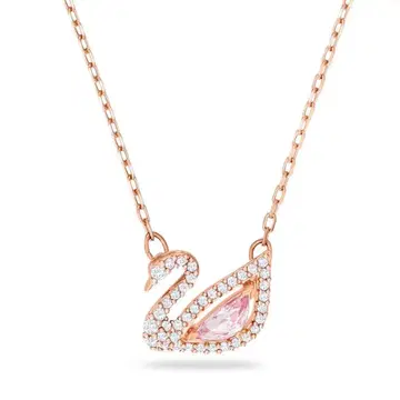 Swarovski 스완 모티브 목걸이