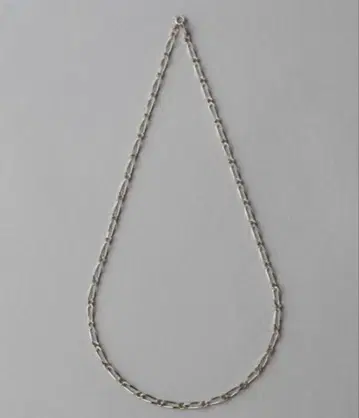 에테 피가로 체인 목걸이 실버925 플래티넘 45cm