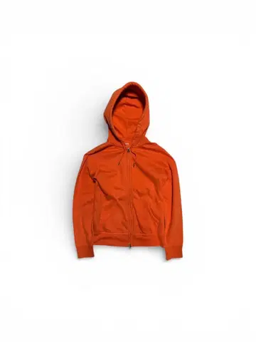 UNIQLO 오렌지 풀 집업 후드티 M