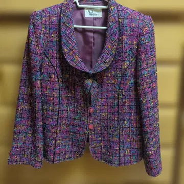 믹스 트위드 자켓