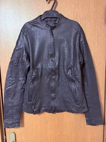 Sisii 블랙 가죽 자켓 스탠드 카라 M 미사용 새상품