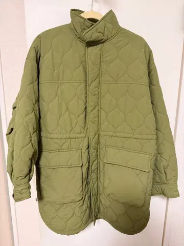 FREAK'S STORE 퀼팅 자켓 올리브 그린