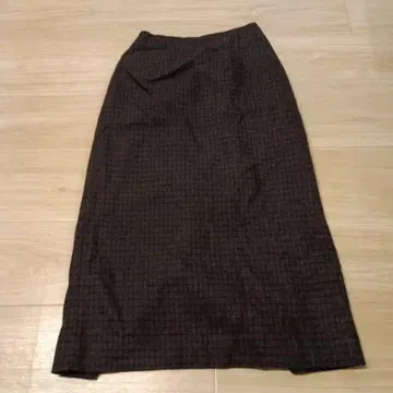 [ 유나이티드 애로우즈 ] 체크 무늬 타이트 스커트 S 사이즈