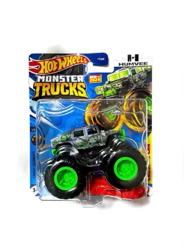핫휠 몬스터 트럭 2대 세트 험비 & 타이거 샤크