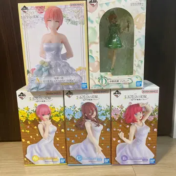 5등분의 신부 제일복권 피규어 5체 세트