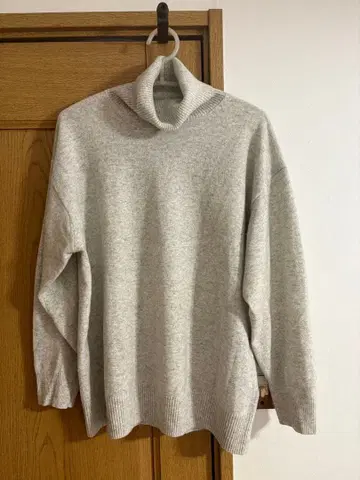 카구레 kagure 터틀넥 스웨터 그레이