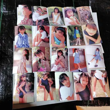 옛날 아이돌 니시무라 리카 L판 사진 20장