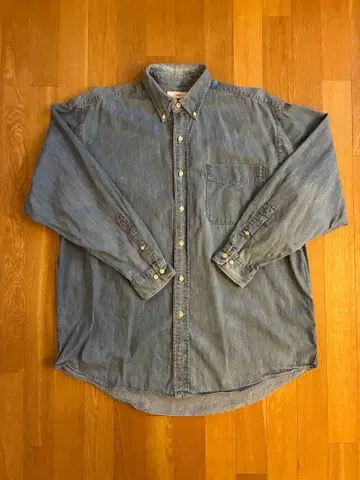 unfil 데님 버튼 다운 셔츠