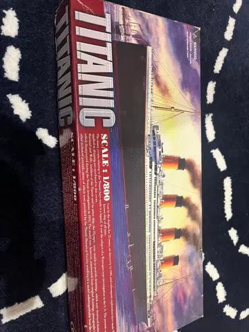 타이타닉 모형 스케일 1:800