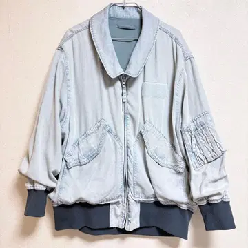 JEANASIS 여성용 리버서블 플라이트 자켓