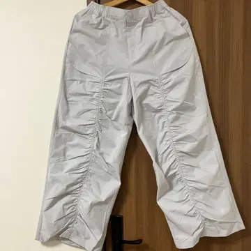 JEANASIS 셔링 볼륨 와이드 팬츠