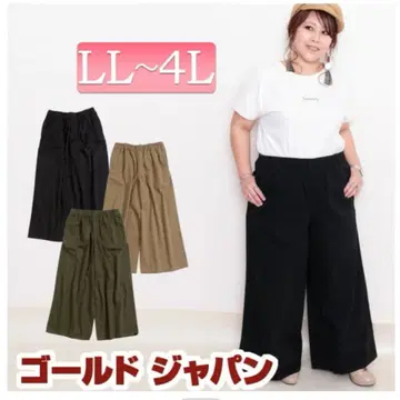 골드재팬 캐주얼 팬츠 블랙 4L