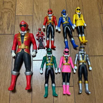 고카이저 슈퍼전대 히어로 피규어 8체 세트