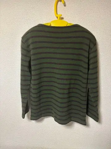 SAINT JAMES 긴팔 티셔츠 그린/스트라이프