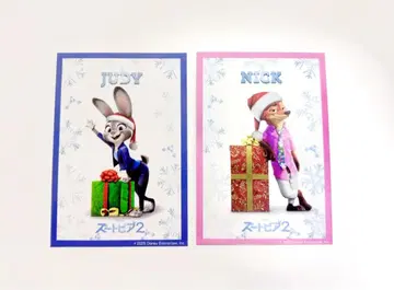 주토피아 2 닉 주디 입장 혜택 카드 크리스마스 영화 특전