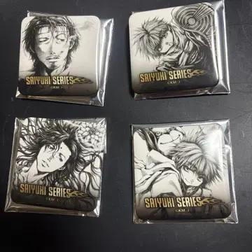 서유기 연필화 버전 캔뱃지 4개 세트