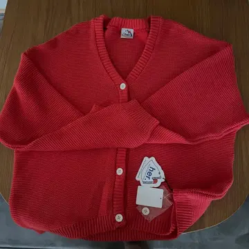 코랄 핑크 가디건 프리 사이즈