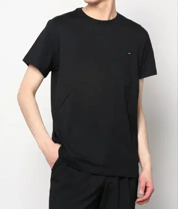 미사용 새상품 타미힐피거 T셔츠 블랙/Black 사이즈 L