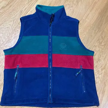 EBTEK 플리스 베스트 파랑 그린 빨간색