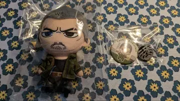 용과 같이 사에지마 타이가 봉제 인형 캔뱃지 문장 핀즈 세트