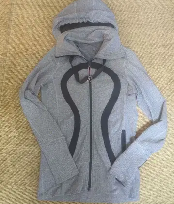 룰루레몬 후드 부착 후드티 그레이