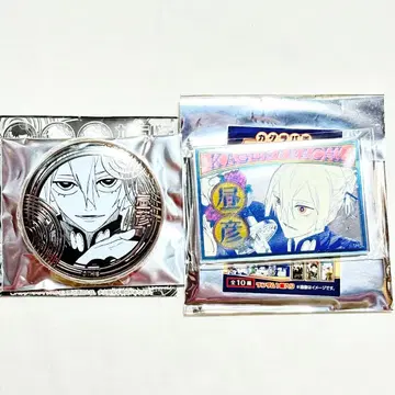 [ 새상품 ] 카구라바치 히루히코 실버 캔뱃지 펍 미러풍 아크릴 스티커