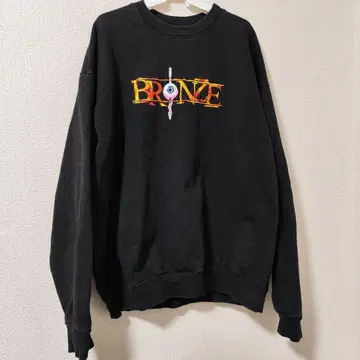 BRONZE 56K 자수 맨투맨 XL 블랙