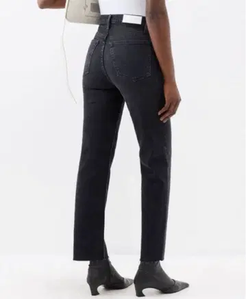 RE/DONE 스트레이트 데님 size24 블랙 하이라이즈