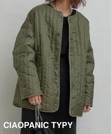 새상품급 CIAOPANIC TYPY 리버서블 퀼팅 자켓