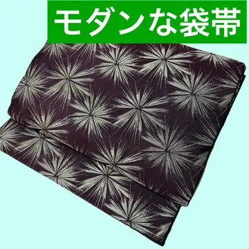 다양한 용도에 참신하고 모던한 후쿠로 오비 전통 순수 실크