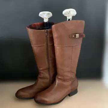 클락스 롱 부츠 브라운