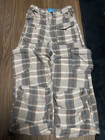 CODE47L 체크 카고 팬츠