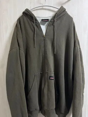 Dickies 올리브 그린 집업 후드티
