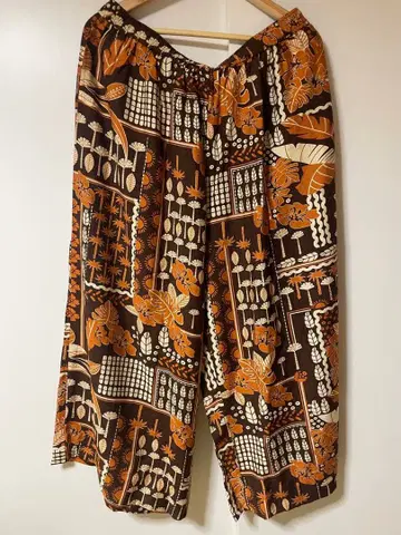 아즈노우아즈오라카 보타니쿠보타니카 와이드 팬츠