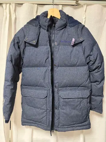 컬럼비아 후드 부착 다운 자켓