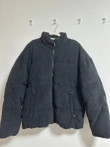 코듀로이 다운 자켓