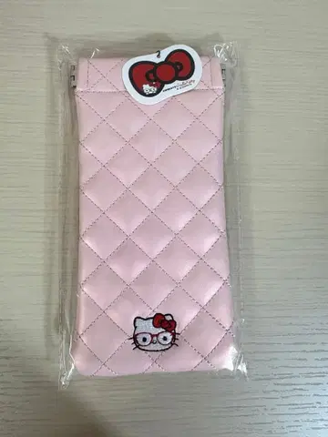 OWNDAYS 헬로키티 퀼팅 소프트 케이스 안경 케이스