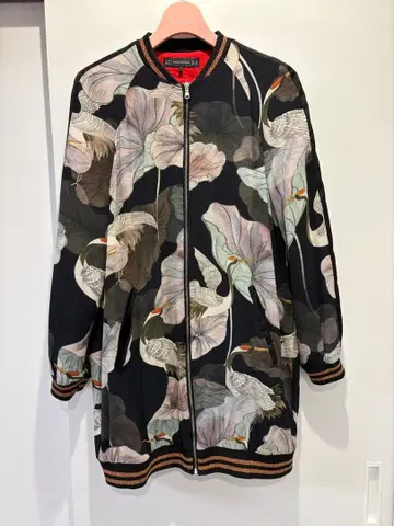 ZARA 학과 꽃 프린트 집업 자켓 점퍼