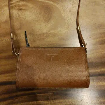 renoma 브라운 가죽 숄더백