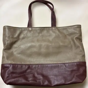 cuffz 베이지 와인 레드 토트백