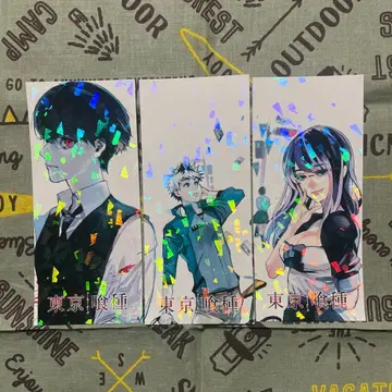 도쿄 구울 홀로그램 책갈피 3종 세트
