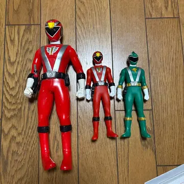 고온쟈 슈퍼전대 히어로 피규어 3체 세트