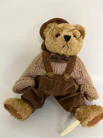 키디 베어 안경 포함 봉제 인형